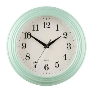 Premier Housewares Wall Clock - Pale Blue