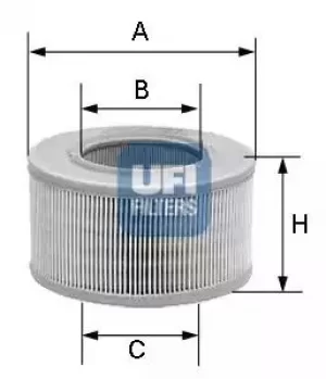 Image of 30.038.01 UFI Air Filter