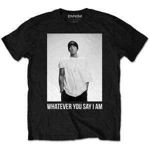 Image of Eminem - Whatever Unisex XXX- Large T-Shirt - Black