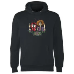Image of Coco Miguel And Hector Hoodie - Black