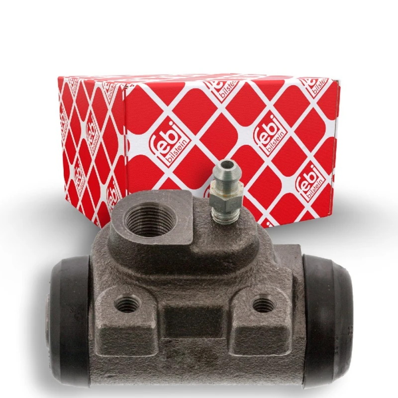 Image of FEBI BILSTEIN 10240 Brake Cylinder Rear Axle Left Grey Cast Iron Wheel Brake Cylinder (277)