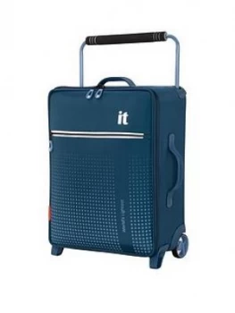 IT Luggage Vitalize Cabin Blue Suitcase