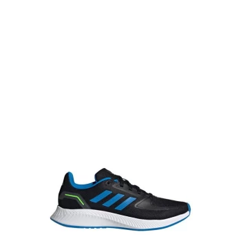 Image of adidas Runfalcon 2.0 Shoes Kids - Core Black / Blue Rush / Cloud