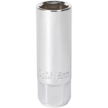 Image of Sealey 3/8" Drive Magnetic Spark Plug Socket Metric 3/8" 16mm