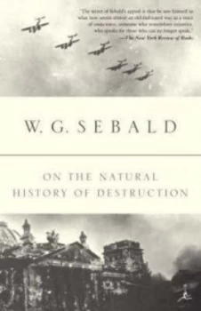 Image of On the Natural History of Destruction by W.G. Sebald Book