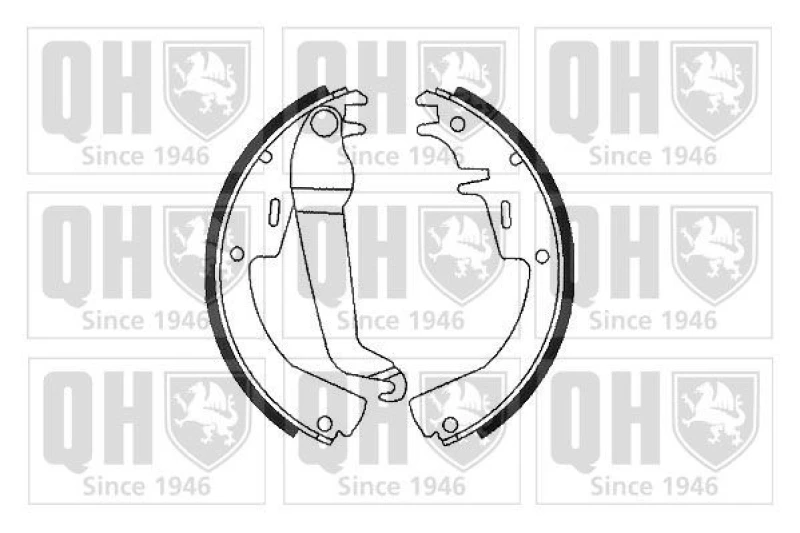 Image of QUINTON HAZELL Brake Shoe Set QUINTON HAZELL BS549