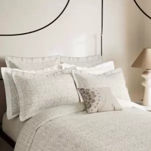 Image of V&A Kerala Double Duvet Cover, Ivory
