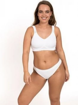 image of Dorina Flex Non Padded Sports Bra - White