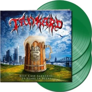 Image of Tankard - Best Case Scenario - 25 Years In Beers Green Vinyl