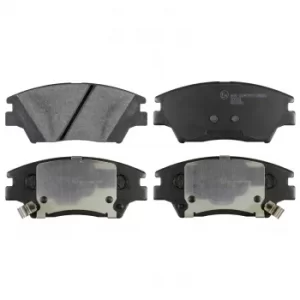 Image of Brake Pads (Front) (R90) Set ADG042168 by Blue Print