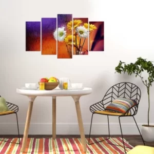 Image of 5PMX-064 Multicolor Decorative MDF Painting (5 Pieces)
