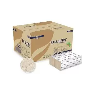 Image of Lucart EcoNatural Z-Fold Hand Towels 200 Sheets Pack of 15 864043