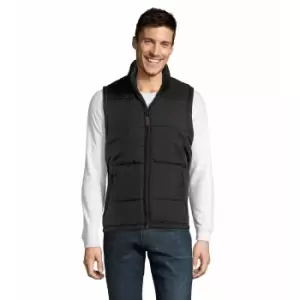 Image of SOLS Warm Unisex Padded Bodywarmer Jacket (XXL) (Black)