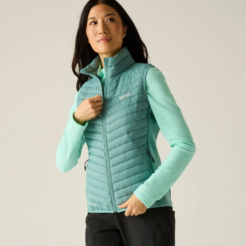 Image of Regatta Womens Andreson Hybrid Gilet in Teal Size: 10 Teal Female 10