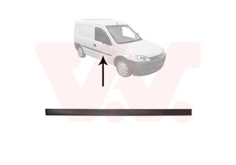 Image of VAN WEZEL Door moulding trim VAN WEZEL 3789424