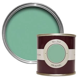 Image of Farrow & Ball Estate Arsenic No. 214 Emulsion Paint 100ml Tester pot
