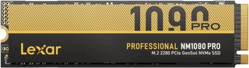Image of Lexar Professional NM1090 PRO 1TB PCIe 5.0 M.2 NVMe SSD - LNM109P001T-RNNNG - Read 14,000MB/s Write 10,000MB/s