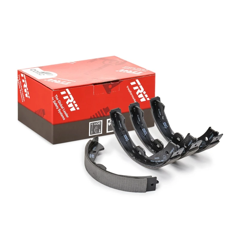 Image of TRW GS8776 Handbrake Shoes Brake Shoe Set,parking brake (1419)