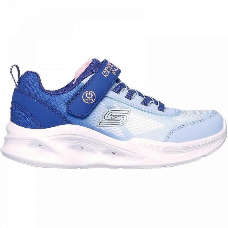 Image of Skechers Sola Glow Ombre Deluxe Trainers Navy