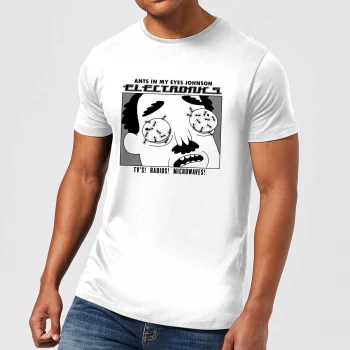 Image of Rick and Morty Ants In My Eyes Mens T-Shirt - White - XS