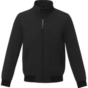 image of Elevate Unisex Adult Keefe Bomber Jacket (3XL) (Solid Black)