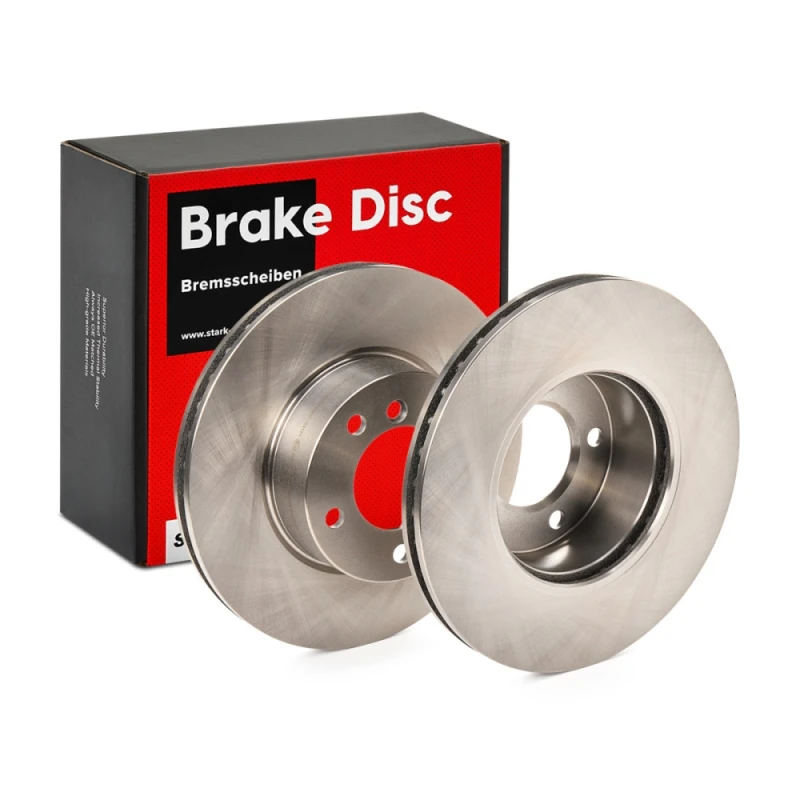 Image of STARK SKBD-0020173 Brake disc Front Axle, Vented, Cast Iron, Uncoated, Untreated, without bolts/screws Cast Iron Brake Disc (82)