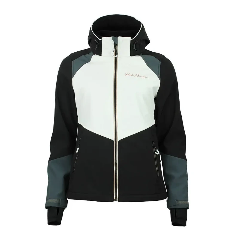 Image of Womens jacket Peak Mountain Softshell Ametisffb Noir Female 2XL