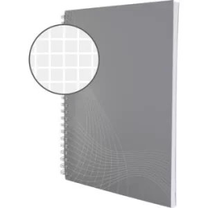 image of Avery-Zweckform notizio 7011 Notebook Squared Light grey No. of sheets: 80 A5