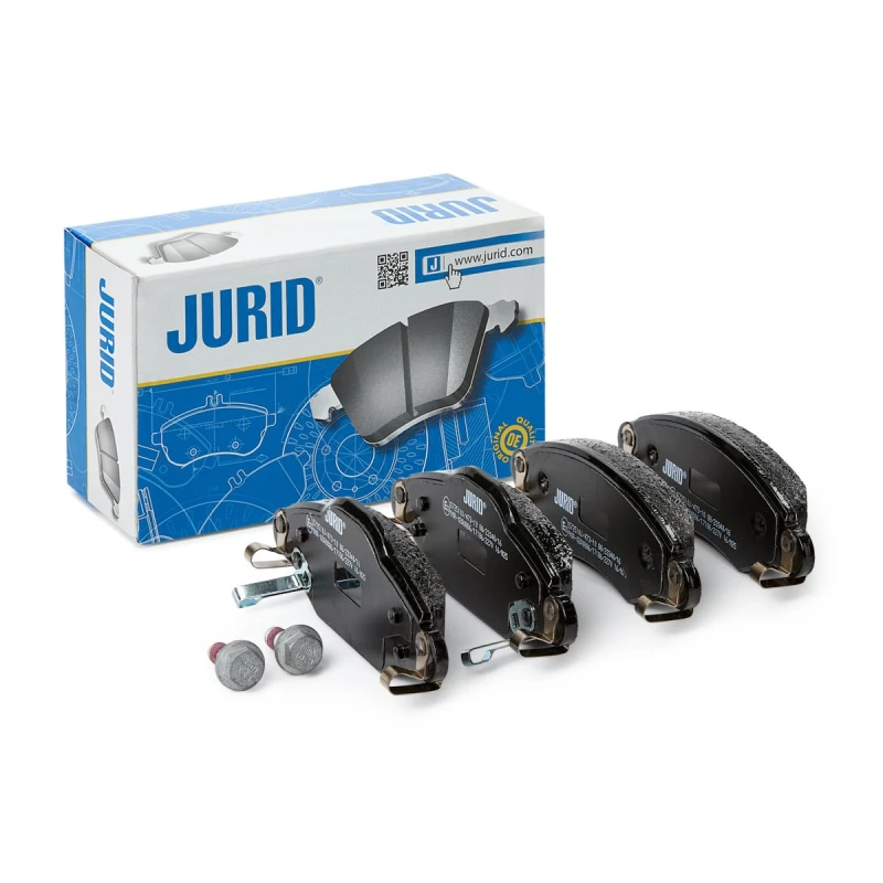 Image of JURID 572510J Brake pad set with acoustic wear warning, with accessories Brake Pad Set,disc brake (402)