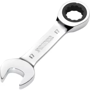 Image of Draper Hi-Torq Stubby Ratchet Combination Spanner 17mm