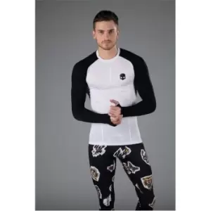 image of Hydrogen Second Skin Long Sleeves Top Mens - White