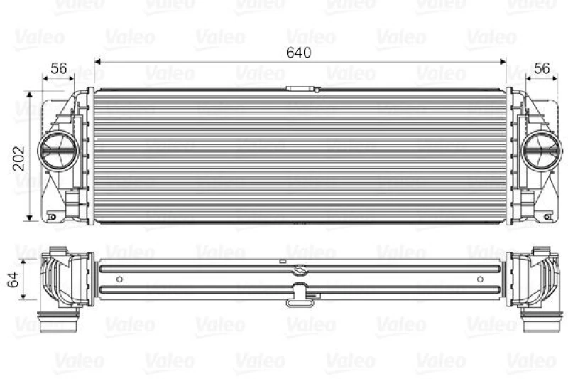 Image of Intercooler VALEO 818341