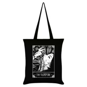 image of Deadly Tarot The Vampyre Tote Bag (One Size) (Black/White)