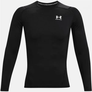 Image of Urban Armor Gear HeatGear Armour Comp Long Sleeve Baselayer Top - Black