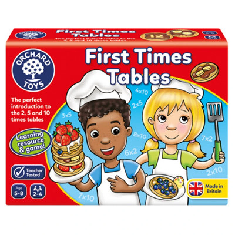 Image of Orchard Toys Orchard First Times Tables Game Multi unisex