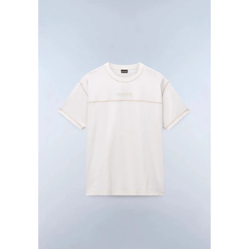 Image of T-Shirt Napapijri Umbra Blanc Male XS