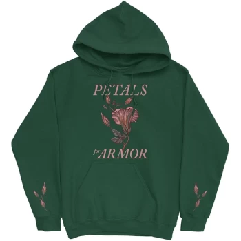 image of Hayley Williams - Petals Unisex Large Hoodie - Green