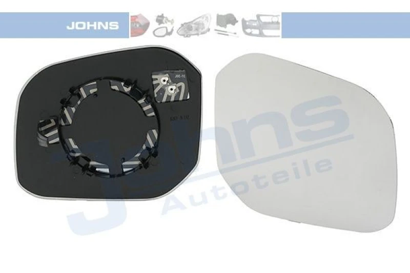 Image of Wing mirror glass JOHNS 95 63 38-81