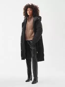 Image of Barbour International Metisse Showerproof - Black, Size 10, Women