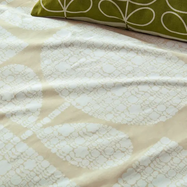 Image of Orla Kiely Block Garden Duvet Set, King, Cream