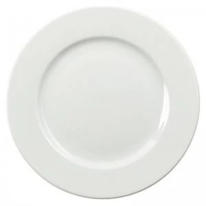 image of CPD 25cm White Porcelain Plate - 6 Pack