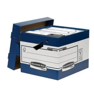 Image of Fellowes Bankers Box System Heavy Duty ERGO Storage Box 1 x Pack of 10 Storage Box