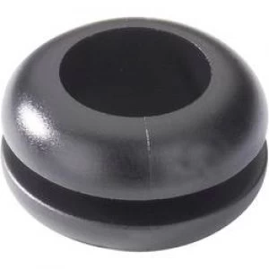 Image of Cable grommet Terminal max. 10 mm PVC Black