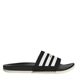 Image of adidas Adilette Comfort Slides Unisex - Core Black / Wonder White / Go