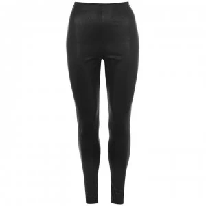 image of Commando Faux Leather Control Leggings - Black