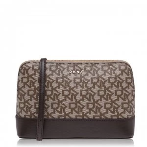 Image of DKNY Logo Dome Bag - Chi/Brunete XHQ