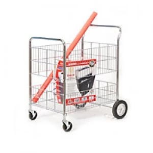 Image of GPC Trolley SWI52Y Chrome Plated Wire 120L 660mm x 990mm x 660mm