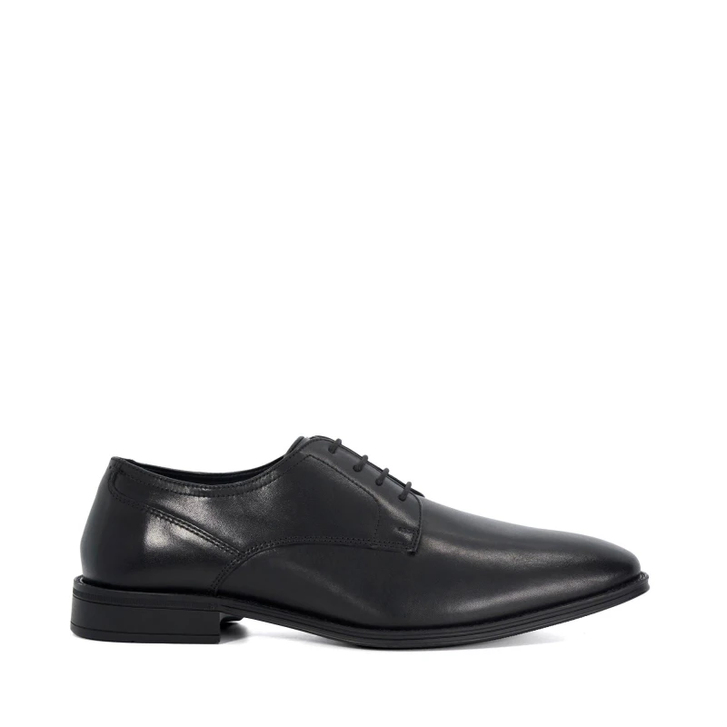 Image of Dune London Mens Satin Derby Shoes Black male 7 (41)