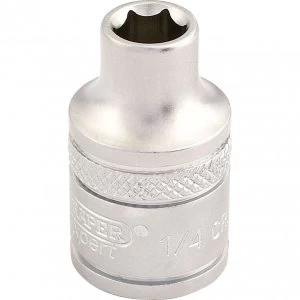 Image of Draper 3/8" Drive Satin Finish Hexagon Socket Imperial 3/8" 1/4"