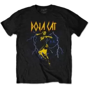 image of Doja Cat - Lightning Planet Her Unisex Large T-Shirt - Black